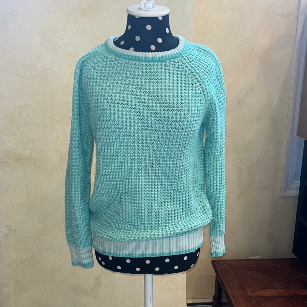 Mint Green Crew Neck Sweater